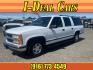 1999 White Chevrolet Suburban LT (1GNEC16R5XJ) with an 8 Cylinder Other engine, 5-Speed Automatic transmission, located at 800 Riverside Ave, Roseville, CA, 95678, 916-773-4549 & Toll Free: 866-719-4393, 38.732265, -121.291039 - LT 8 PASSENGER NEW TIRES LOW MILES CLEAN CARFAX- Photo#0