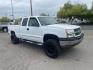 2003 Summit White/Light Pewter Metallic Chevrolet Silverado 1500 LS (1GCEK19V93E) with an 4.8L V8 270hp 285ft. lbs. Other engine, 4-Speed Automatic transmission, located at 800 Riverside Ave, Roseville, CA, 95678, 916-773-4549 & Toll Free: 866-719-4393, 38.732265, -121.291039 - 4X4 EXTENDED CAB LS LOW MILES CLEAN CARFAX - Photo#1