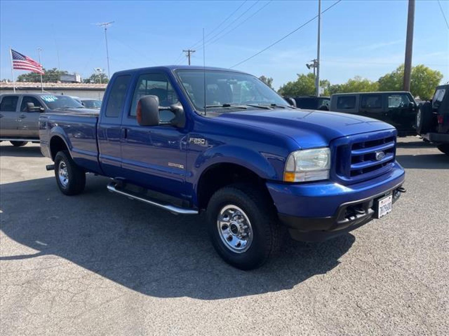 2003 Sonic Blue Metallic Ford F-250 Super Duty XLT (1FTNX21P33E) with an 6.0L Power Stroke 6.0L Diesel Other engine, 5-Speed Automatic transmission, located at 800 Riverside Ave, Roseville, CA, 95678, 916-773-4549 & Toll Free: 866-719-4393, 38.732265, -121.291039 - DIESEL SUPER CAB 4X4 XLT SPORT SERVICE RECORDS ONE OWNER CLEAN CARFAX - Photo#1