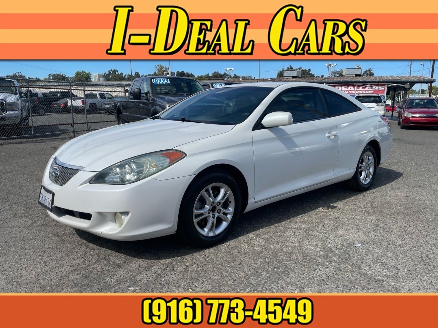 2005 White Toyota Camry Solara SE (4T1CE38P15U) with an 2.4L 2.4L I4 157hp 162ft. lbs. Other engine, 4-Speed Automatic transmission, located at 800 Riverside Ave, Roseville, CA, 95678, 916-773-4549 & Toll Free: 866-719-4393, 38.732265, -121.291039 - SE CLEAN CARFAX- Photo#0