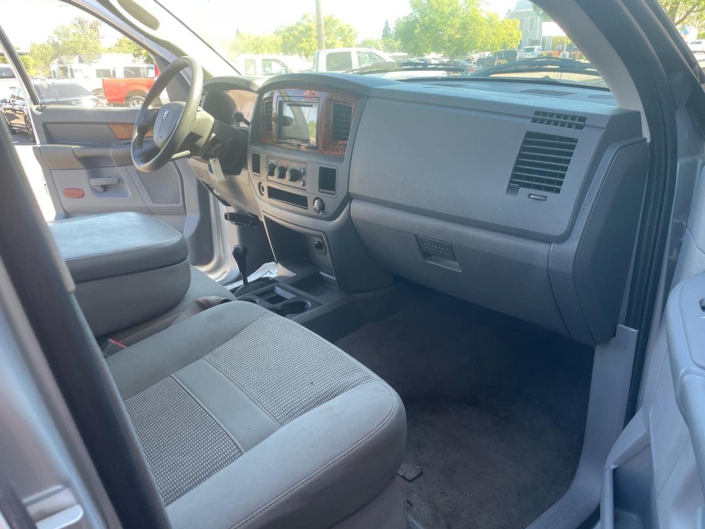 2006 Bright Silver Metallic Clearcoat Dodge Ram 2500 SLT (3D7KS28C56G) with an 5.9L 5.9L Turbocharged Diesel I6 OHV 24V FI Engine Direct Injection engine, 4-Speed Automatic transmission, located at 800 Riverside Ave, Roseville, CA, 95678, 916-773-4549 & Toll Free: 866-719-4393, 38.732265, -121.291039 - 5.9 CUMMINS DIESEL QUAD CAB 4X4 SLT LOW MILES- Photo#12