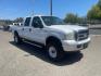 2006 Oxford White Clearcoat/Silver Clearcoat Metallic Ford F-350 Super Duty Lariat (1FTWW31PX6E) with an 6.0L Power Stroke 6.0L Diesel Turbo V8 325hp 560ft. lbs. Direct Injection engine, 5-Speed Automatic transmission, located at 800 Riverside Ave, Roseville, CA, 95678, 916-773-4549 & Toll Free: 866-719-4393, 38.732265, -121.291039 - DIESEL CREW CAB 4X4 LARIAT LIFTED - Photo#1