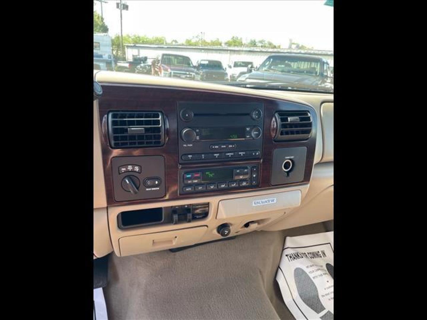 2006 Dark Green Satin Clearcoat Metallic Ford F-350 Super Duty King Ranch (1FTWW31P56E) with an 0.0 8 Cylinder Direct Injection engine, 5-Speed Automatic transmission, located at 800 Riverside Ave, Roseville, CA, 95678, 916-773-4549 & Toll Free: 866-719-4393, 38.732265, -121.291039 - DIESEL CREW CAB 4X4 FX4 KING RANCH LOW MILES - Photo#11