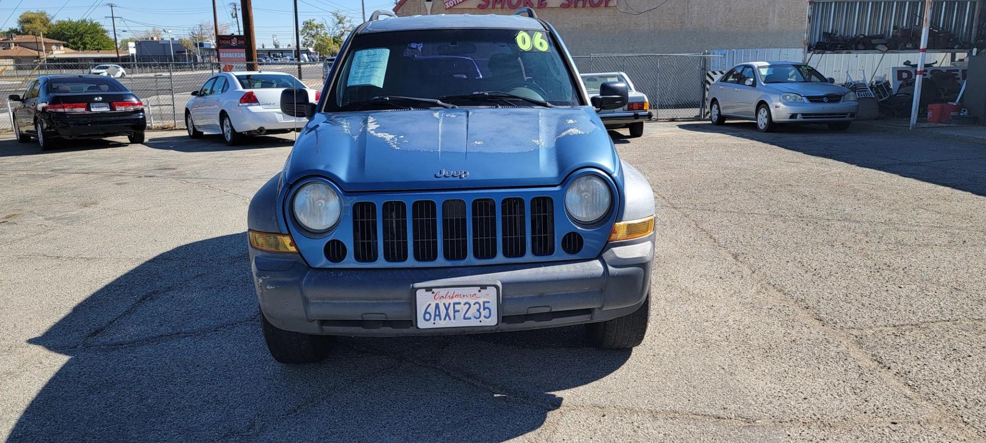 2006 Jeep Liberty Sport 2WD (1J4GK48K76W) with an 3.7L V6 SOHC 12V engine, AUTO transmission, located at 44356 Date Ave., Lancaster, CA, 93534, (661) 945-6555, 34.688919, -118.139374- Photo#0