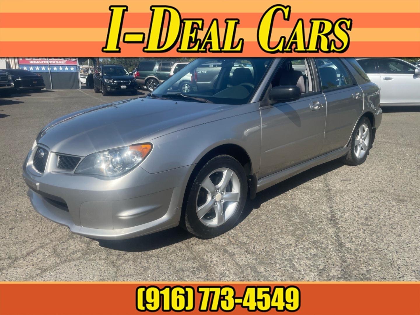 2006 Crystal Gray Metallic Subaru Impreza 2.5 i (JF1GG67626G) with an 2.5L 2L NA H4 single overhead cam (SOHC) 16V Other engine, 5-Speed Manual transmission, located at 800 Riverside Ave, Roseville, CA, 95678, 916-773-4549 & Toll Free: 866-719-4393, 38.732265, -121.291039 - AWD ONE OWNER CLEAN CARFAX- Photo#0