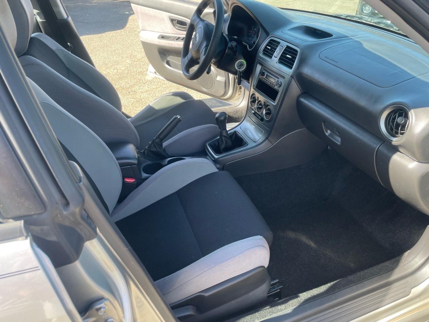 2006 Crystal Gray Metallic Subaru Impreza 2.5 i (JF1GG67626G) with an 2.5L 2L NA H4 single overhead cam (SOHC) 16V Other engine, 5-Speed Manual transmission, located at 800 Riverside Ave, Roseville, CA, 95678, 916-773-4549 & Toll Free: 866-719-4393, 38.732265, -121.291039 - AWD ONE OWNER CLEAN CARFAX- Photo#11