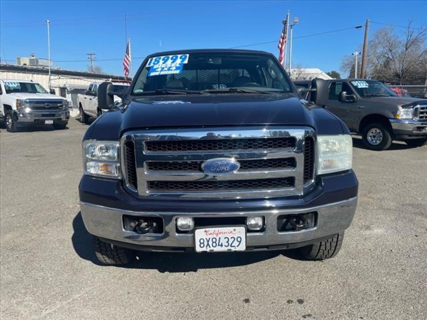 2007 True Blue Clearcoat Metallic Ford F-250 Super Duty Lariat (1FTSW21P37E) with an 6.0L 6.0L Turbo Diesel V8 OHV 32V Direct Injection engine, 5-Speed Automatic transmission, located at 800 Riverside Ave, Roseville, CA, 95678, 916-773-4549 & Toll Free: 866-719-4393, 38.732265, -121.291039 - DIESEL CREW CAB 4X4 FX4 LARIAT LOW MILES MOON ROOF ONE OWNER CLEAN CARFAX - Photo#7