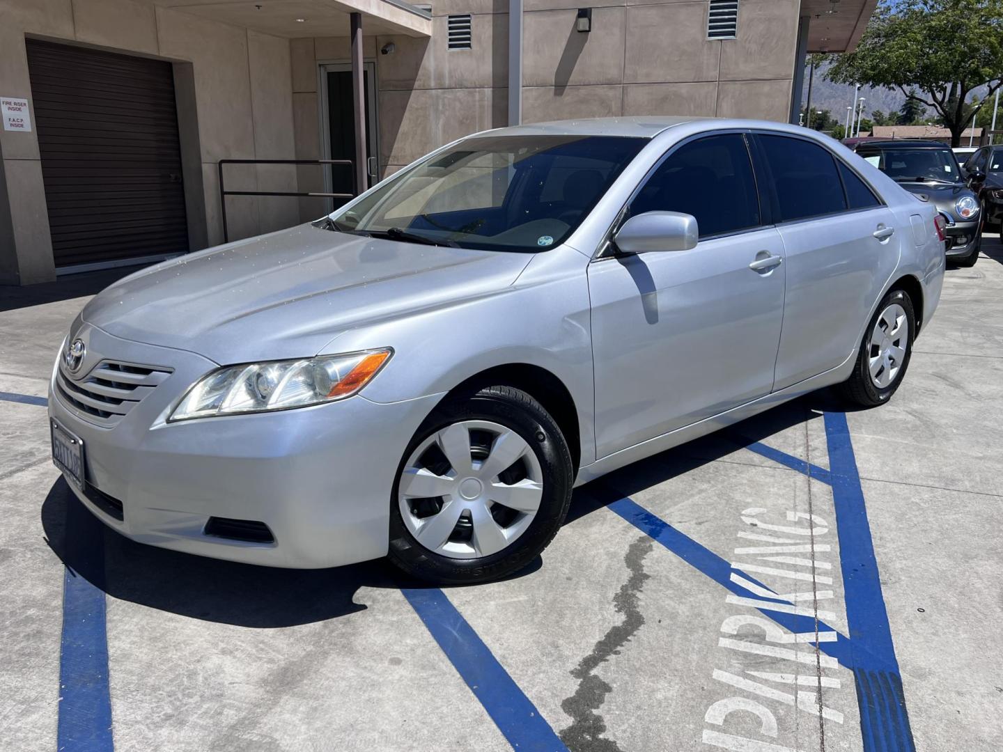 2007 Silver /Gray Toyota Camry CE 5-Spd AT (JTNBE46K073) with an 2.4L L4 DOHC 16V engine, 5-Speed Automatic Overdrive transmission, located at 30 S. Berkeley Avenue, Pasadena, CA, 91107, (626) 248-7567, 34.145447, -118.109398 - 2007 Toyota Camry CE – Reliable, Affordable, and Fuel Efficient – Buy Here Pay Here Financing Available! Looking for a dependable and affordable sedan that won’t break the bank? Come check out this 2007 Toyota Camry CE, available now at Crown City Motors, your trusted Pasadena Buy Here Pay - Photo#0