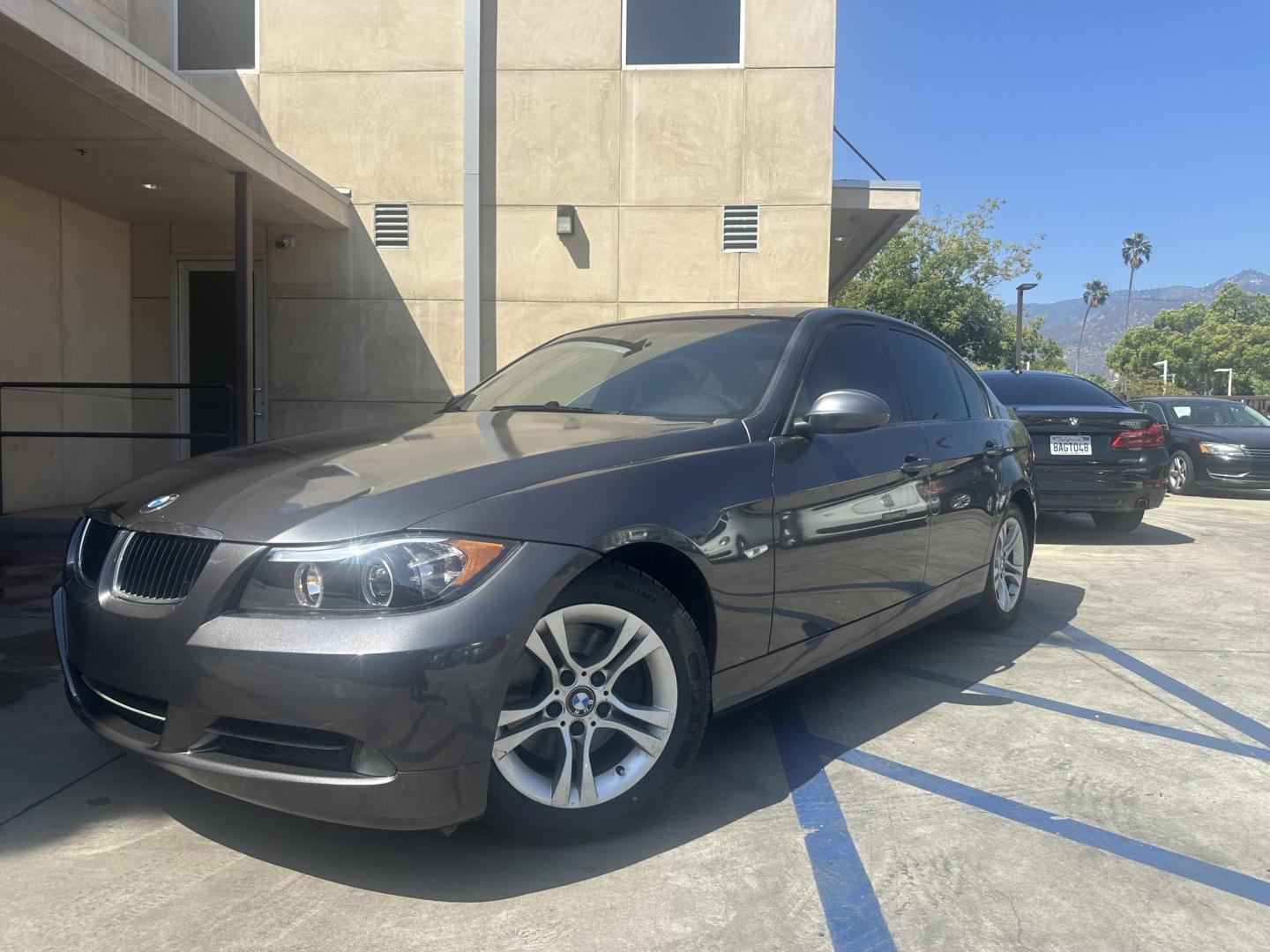 2008 Gray /Black BMW 3-Series 328i (WBAVC53548F) with an 3.0L L6 DOHC 24V engine, Automatic transmission, located at 30 S. Berkeley Avenue, Pasadena, CA, 91107, (626) 248-7567, 34.145447, -118.109398 - New Tires! Fully serviced! Welcome to Crown City Motors in Pasadena, where we proudly present an exceptional opportunity for car buyers seeking quality and value: the 2008 BMW 3-Series 328i. This classic luxury sedan combines performance, comfort, and style, making it a top choice for anyone in th - Photo#0