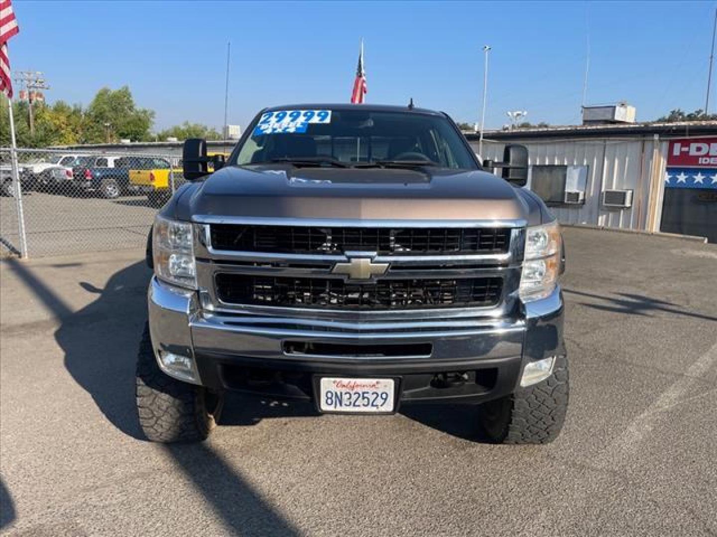 2008 Desert Brown Metallic Chevrolet Silverado 2500HD LTZ (1GCHK236X8F) with an 6.6L Duramax 6.6L Diesel Turbo V8 365hp 660ft. lbs. Common Rail Direct Injection engine, Allison 1000 6-Speed Shiftable Automatic transmission, located at 800 Riverside Ave, Roseville, CA, 95678, 916-773-4549 & Toll Free: 866-719-4393, 38.732265, -121.291039 - DURAMAX DIESEL CREW CAB 4X4 LTZ LIFTED CUSTOM WHEELS ALLISON TRANSMISSION - Photo#7