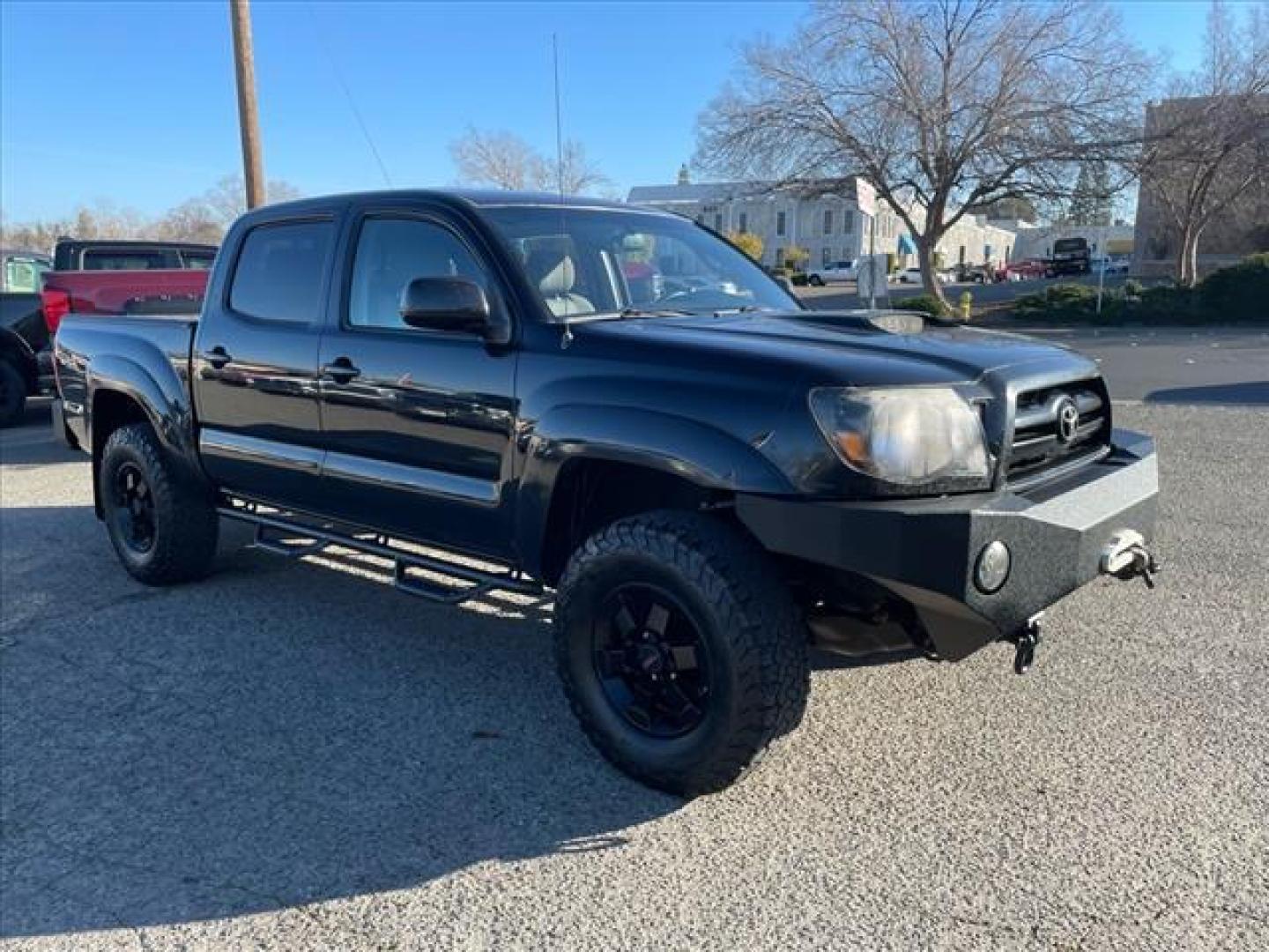 2008 Black Sand Pearl Toyota Tacoma V6 (5TELU42N88Z) with an 4.0L 4.0L V6 236hp 266ft. lbs. Sequential Electronic Fuel Injection engine, 6-Speed Manual transmission, located at 800 Riverside Ave, Roseville, CA, 95678, 916-773-4549 & Toll Free: 866-719-4393, 38.732265, -121.291039 - 4X4 DOUBLE CAB - Photo#1