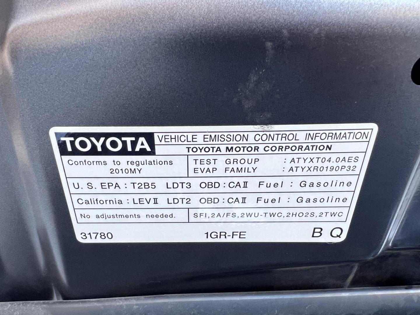 2010 Gray Toyota 4Runner Limited 2WD V6 (JTEZU5JR7A5) with an 4.0L V6 DOHC 24V engine, 5-Speed Automatic transmission, located at 30 S. Berkeley Avenue, Pasadena, CA, 91107, (626) 248-7567, 34.145447, -118.109398 - Crown City Motors is a used “Buy Here Pay Here” car dealer in Pasadena CA. “Buy Here Pay Here” financing, means that when you purchase your vehicle from our dealership, that you make the payments to the dealership as well. We do not need the banks approval to get you approved for a used auto - Photo#35