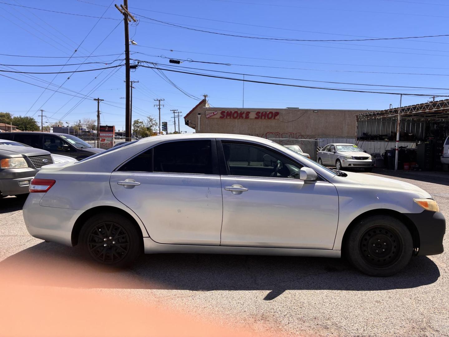2010 Toyota Camry Camry-Grade 6-Spd AT (4T1BF3EK8AU) with an 2.5L L4 DOHC 16V engine, 6-Speed Automatic Overdrive transmission, located at 44356 Date Ave., Lancaster, CA, 93534, (661) 945-6555, 34.688919, -118.139374 - Photo#0