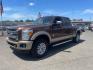 2011 Golden Bronze Metallic/Pale Adobe Metallic Ford F-250 Super Duty King Ranch (1FT7W2BTXBE) with an 6.7L Power Stroke 6.7L Biodiesel Turbo V8 400hp 800ft. lbs. Common Rail Direct Injection engine, 6-Speed Shiftable Automatic transmission, located at 800 Riverside Ave, Roseville, CA, 95678, 916-773-4549 & Toll Free: 866-719-4393, 38.732265, -121.291039 - DIESEL CREW CAB 4X4 FX4 KING RANCH SERVICE RECORDS ON CLEAN CARFAX - Photo#0