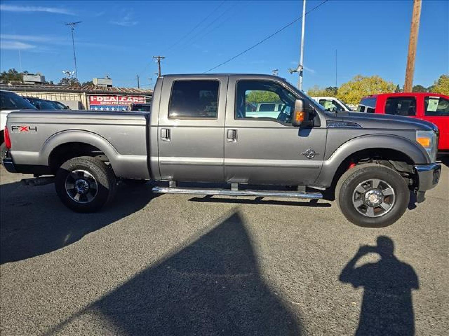 2011 Sterling Grey Metallic Ford F-250 Super Duty Lariat (1FT7W29F1BE) with an 6.7L Power Stroke 6.7L Biodiesel Turbo V8 400hp 800ft. lbs. Common Rail Direct Injection engine, 6-Speed Shiftable Automatic transmission, located at 800 Riverside Ave, Roseville, CA, 95678, 916-773-4549 & Toll Free: 866-719-4393, 38.732265, -121.291039 - DIESEL CREW CAB 4X4 FX4 LOW MILES 1 OWNER - Photo#6