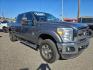 2011 Sterling Grey Metallic Ford F-250 Super Duty Lariat (1FT7W2BT1BE) with an 6.7L Power Stroke 6.7L Biodiesel Turbo V8 400hp 800ft. lbs. Common Rail Direct Injection engine, 6-Speed Shiftable Automatic transmission, located at 800 Riverside Ave, Roseville, CA, 95678, 916-773-4549 & Toll Free: 866-719-4393, 38.732265, -121.291039 - DIESEL CREW CAB 4X4 FX4 LARIAT ONE OWNER LOW MILES - Photo#1