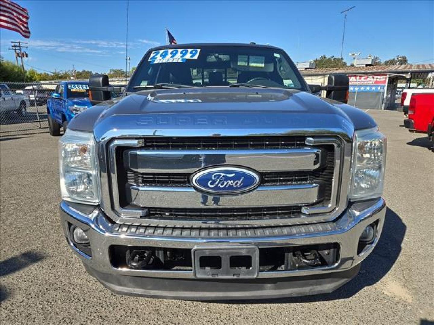 2011 Sterling Grey Metallic Ford F-250 Super Duty Lariat (1FT7W2BT1BE) with an 6.7L Power Stroke 6.7L Biodiesel Turbo V8 400hp 800ft. lbs. Common Rail Direct Injection engine, 6-Speed Shiftable Automatic transmission, located at 800 Riverside Ave, Roseville, CA, 95678, 916-773-4549 & Toll Free: 866-719-4393, 38.732265, -121.291039 - DIESEL CREW CAB 4X4 FX4 LARIAT ONE OWNER LOW MILES - Photo#8