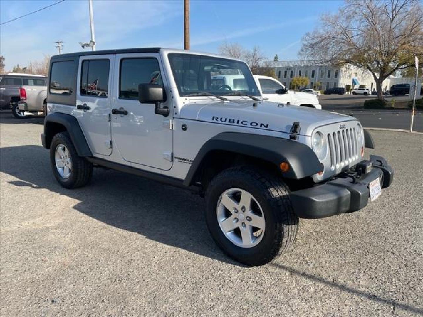 2011 Bright Silver Metallic Clear Coat Jeep Wrangler Unlimited Rubicon (1J4BA6H18BL) with an 3.8L 3.8L V6 202hp 237ft. lbs. Sequential Multiport Fuel Injection engine, 4-Speed Automatic transmission, located at 800 Riverside Ave, Roseville, CA, 95678, 916-773-4549 & Toll Free: 866-719-4393, 38.732265, -121.291039 - 4X4 UNLIMITED RUBICON HARD TOP - Photo#1