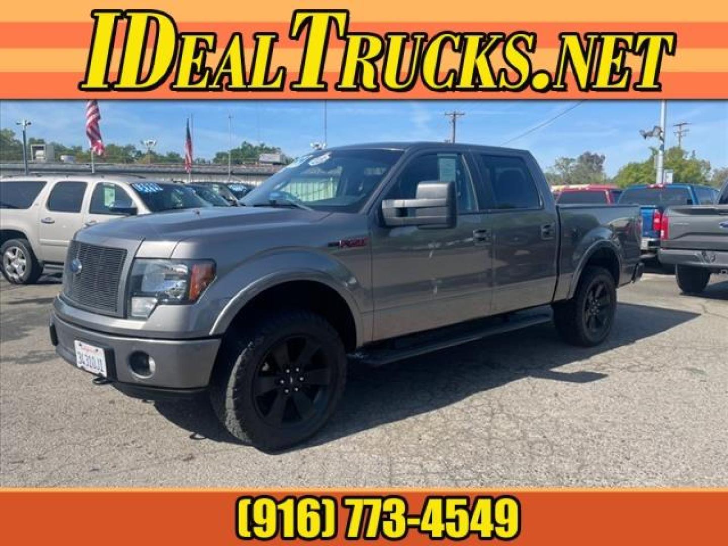 2012 Sterling Gray Metallic Ford F-150 FX4 (1FTFW1ET5CF) with an 3.5L EcoBoost 3.5L Twin Turbo Direct Injection engine, 6-Speed Shiftable Automatic transmission, located at 800 Riverside Ave, Roseville, CA, 95678, 916-773-4549 & Toll Free: 866-719-4393, 38.732265, -121.291039 - 4X4 SUPERCREW CAB 4X4 FX4 ECOBOOST ONE OWNER SERVICE RECORDS ON CLEAN CARFAX - Photo#0
