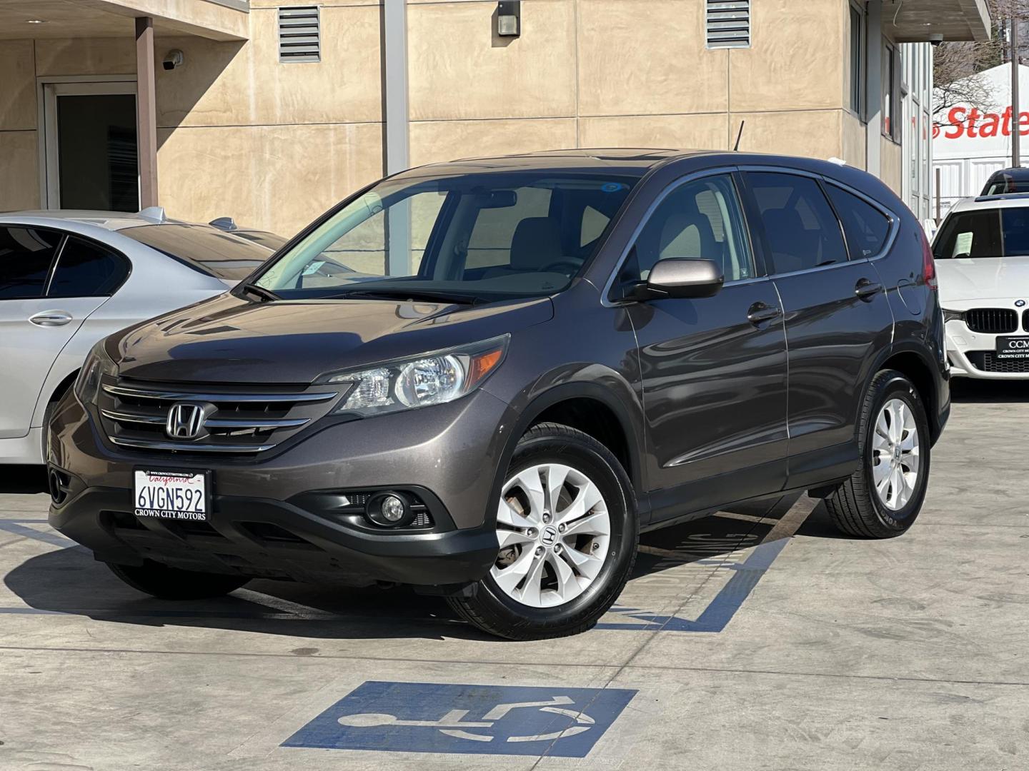2012 Sparkling Brown Metallic /Gray Honda CR-V EX 2WD 5-Speed AT (5J6RM3H50CL) with an 2.4L L4 DOHC 16V engine, 5-Speed Automatic transmission, located at 30 S. Berkeley Avenue, Pasadena, CA, 91107, (626) 248-7567, 34.145447, -118.109398 - Photo#0