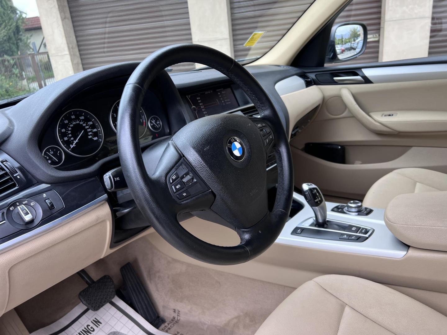 2012 BLACK /Black BMW X3 xDrive28i (5UXWX5C51CL) with an 3.0L L6 DOHC 24V engine, 8-Speed Automatic transmission, located at 30 S. Berkeley Avenue, Pasadena, CA, 91107, (626) 248-7567, 34.145447, -118.109398 - Low Miles! AWD! This X3 looks and drives well. - Photo#12