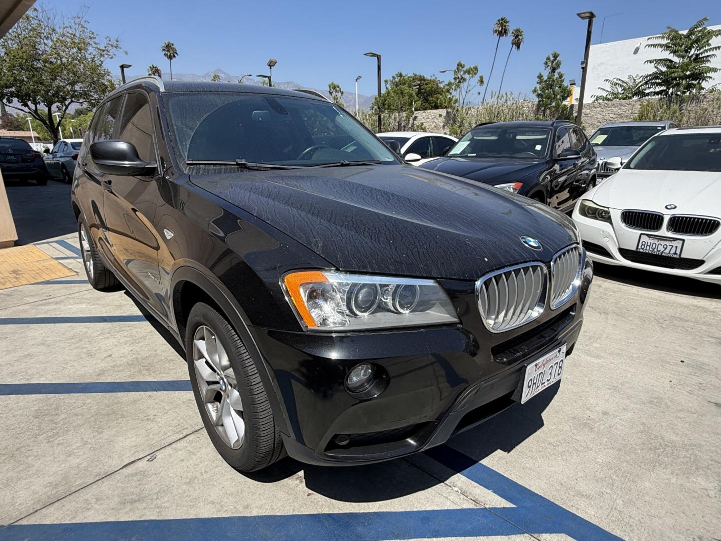 2012 Black /black BMW X3 xDrive28i (5UXWX5C54CL) with an 3.0L L6 DOHC 24V engine, 8-Speed Automatic transmission, located at 30 S. Berkeley Avenue, Pasadena, CA, 91107, (626) 248-7567, 34.145447, -118.109398 - Crown City Motors is a used “Buy Here Pay Here” car dealer in Pasadena CA. “Buy Here Pay Here” financing, means that when you purchase your vehicle from our dealership, that you make the payments to the dealership as well. We do not need the banks approval to get you approved for a used auto- Photo#6