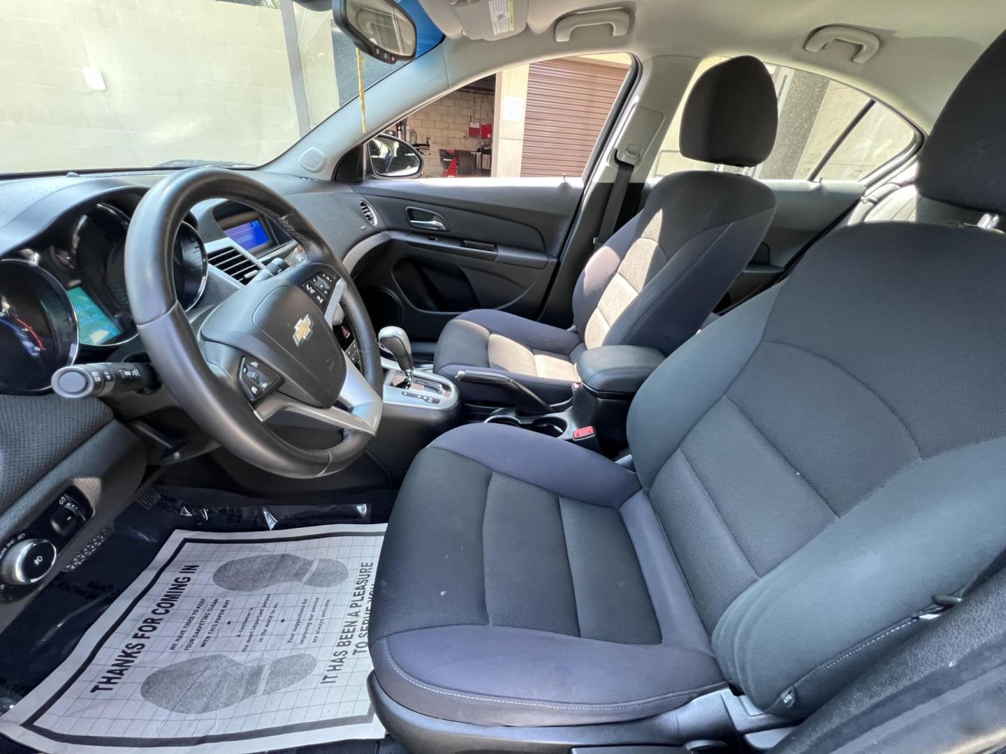 2012 Stormy BLue /Gray Chevrolet Cruze 1LT (1G1PF5SC9C7) with an 1.4L L4 DOHC 16V TURBO engine, 6-Speed Automatic transmission, located at 30 S. Berkeley Avenue, Pasadena, CA, 91107, (626) 248-7567, 34.145447, -118.109398 - 2012 Chevrolet Cruze LT – Affordable, Fuel-Efficient, and Buy Here Pay Here Approved in Pasadena! If you're looking for a practical, reliable, and stylish compact sedan that’s perfect for daily driving and easy on the wallet, this 2012 Chevrolet Cruze LT 1LT might be your next ride. Whether you - Photo#15