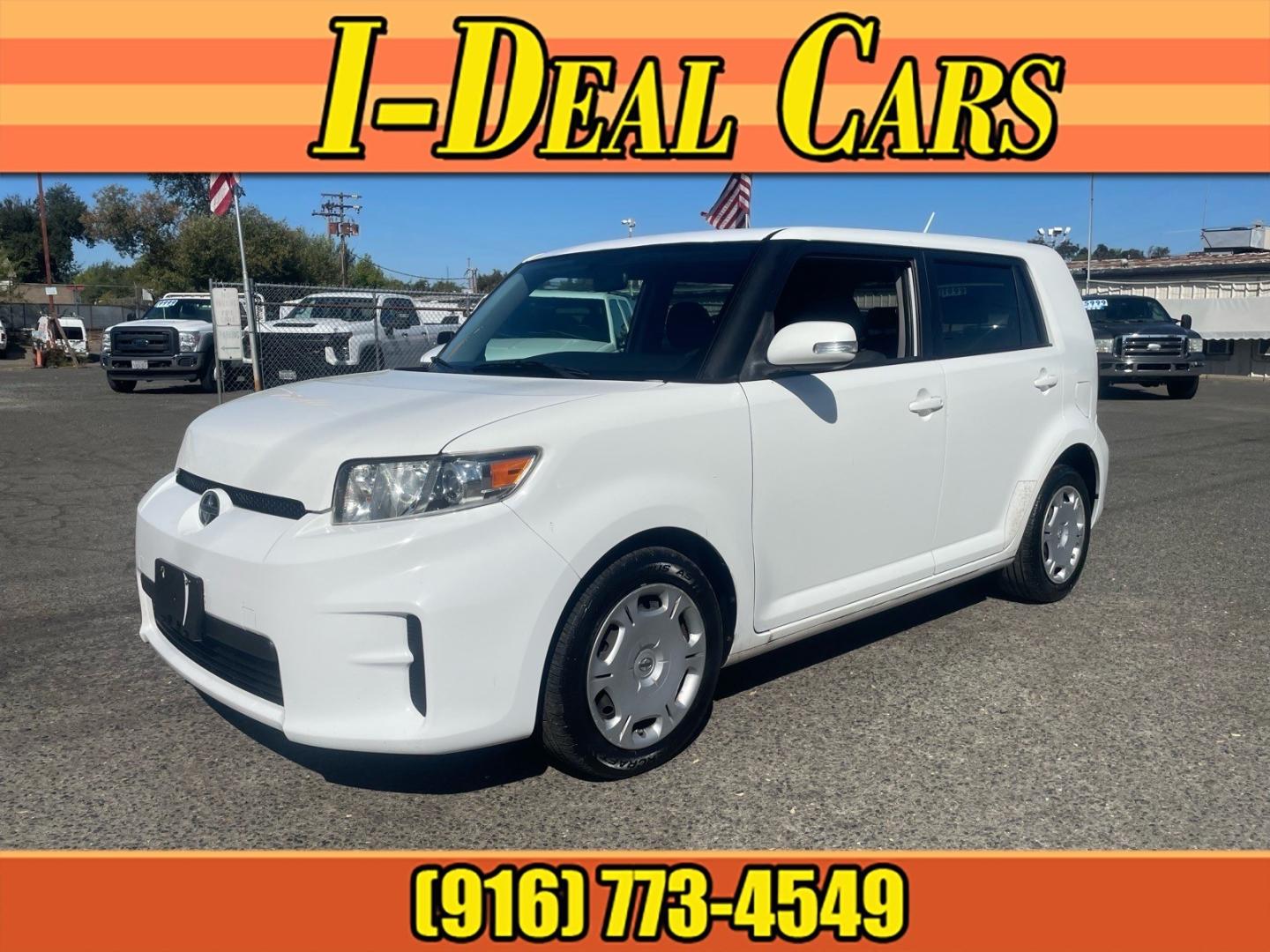 2012 Super White Scion xB Base (JTLZE4FE3CJ) with an 2.4L 2.4L I4 158hp 162ft. lbs. Sequential Electronic Fuel Injection engine, 4-Speed Automatic transmission, located at 800 Riverside Ave, Roseville, CA, 95678, 916-773-4549 & Toll Free: 866-719-4393, 38.732265, -121.291039- Photo#0