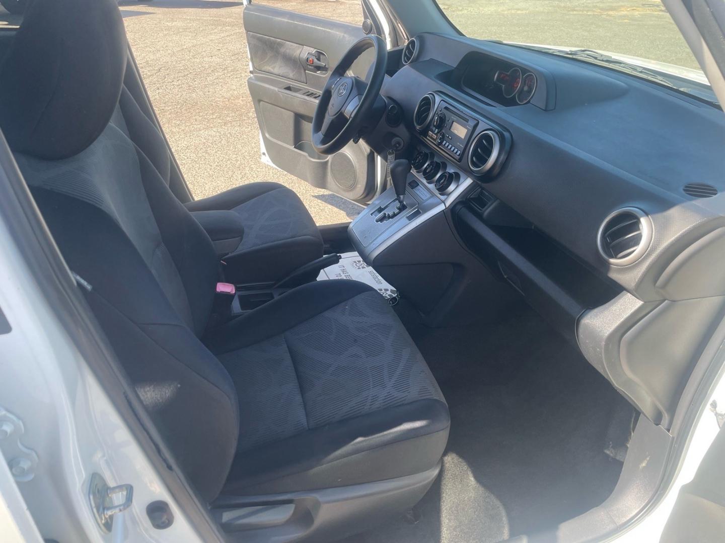 2012 Super White Scion xB Base (JTLZE4FE3CJ) with an 2.4L 2.4L I4 158hp 162ft. lbs. Sequential Electronic Fuel Injection engine, 4-Speed Automatic transmission, located at 800 Riverside Ave, Roseville, CA, 95678, 916-773-4549 & Toll Free: 866-719-4393, 38.732265, -121.291039- Photo#11