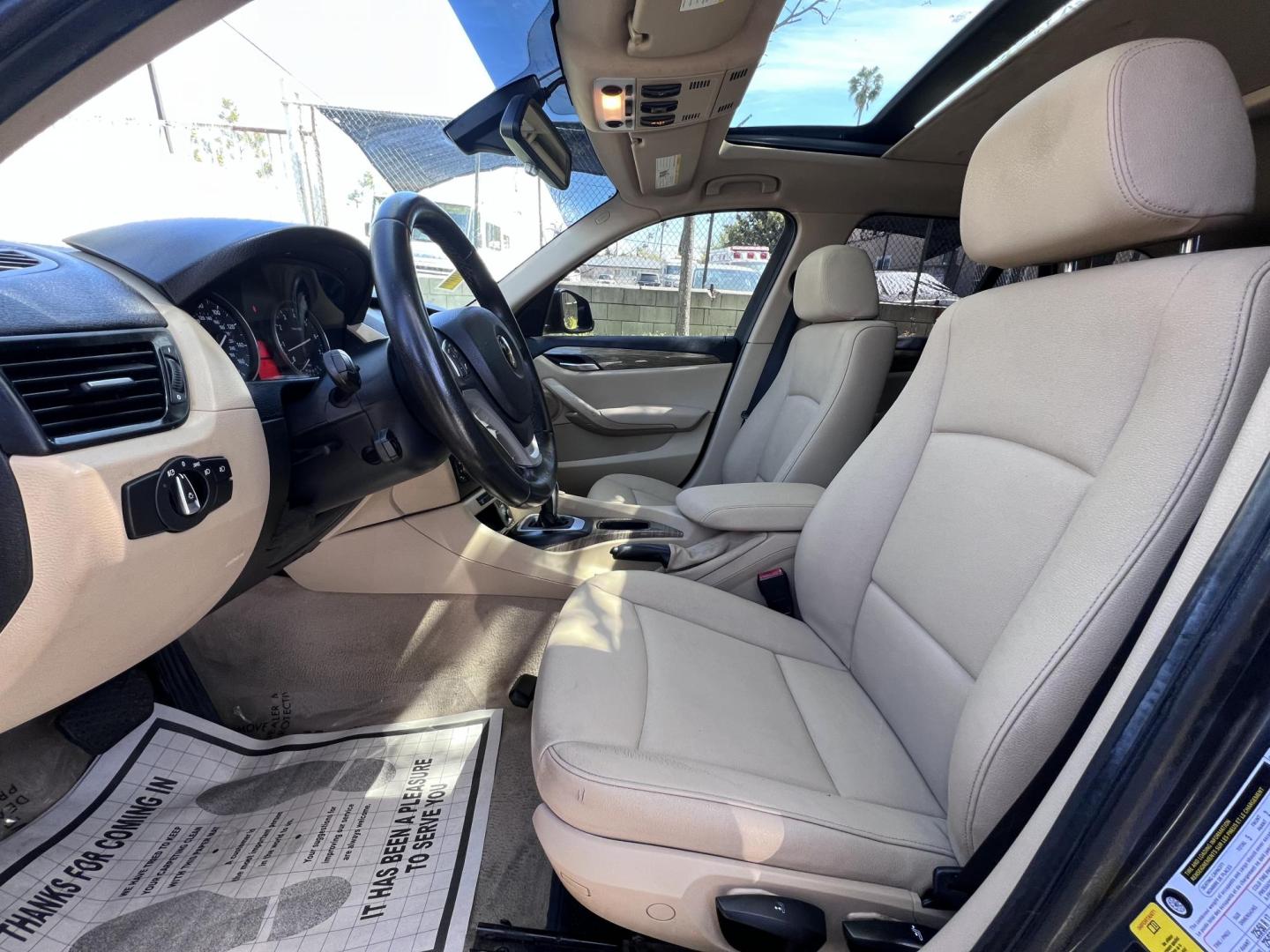 2013 Gray /BLACK BMW X1 sDrive28i (WBAVM1C50DV) with an 2.0L L4 DOHC 16V engine, 8-Speed Automatic transmission, located at 30 S. Berkeley Avenue, Pasadena, CA, 91107, (626) 248-7567, 34.145447, -118.109398 - Bad Credit? We can help! We are the bank. All our cars are thoroughly inspected and reconditioned by our technicians. FREE CARFAX report. Stop by or call to speak with our friendly staff. Whether you have bad credit, no credit, bankruptcy, or repossession, we can find the right loan package for you. - Photo#12