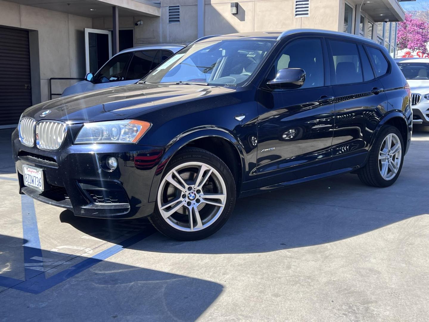 2013 Black /Black BMW X3 xDrive28i (5UXWX9C51D0) with an 3.0L L6 DOHC 24V engine, 8-Speed Automatic transmission, located at 30 S. Berkeley Avenue, Pasadena, CA, 91107, (626) 248-7567, 34.145447, -118.109398 - Looking for a reliable luxury SUV with flexible financing options? Check out this 2013 BMW X3, VIN 5UXWX9C51D0A25661, available now at Crown City Motors of Pasadena. As a trusted Buy Here Pay Here dealer, we specialize in helping customers secure bad credit used car financing, making it easier than - Photo#0