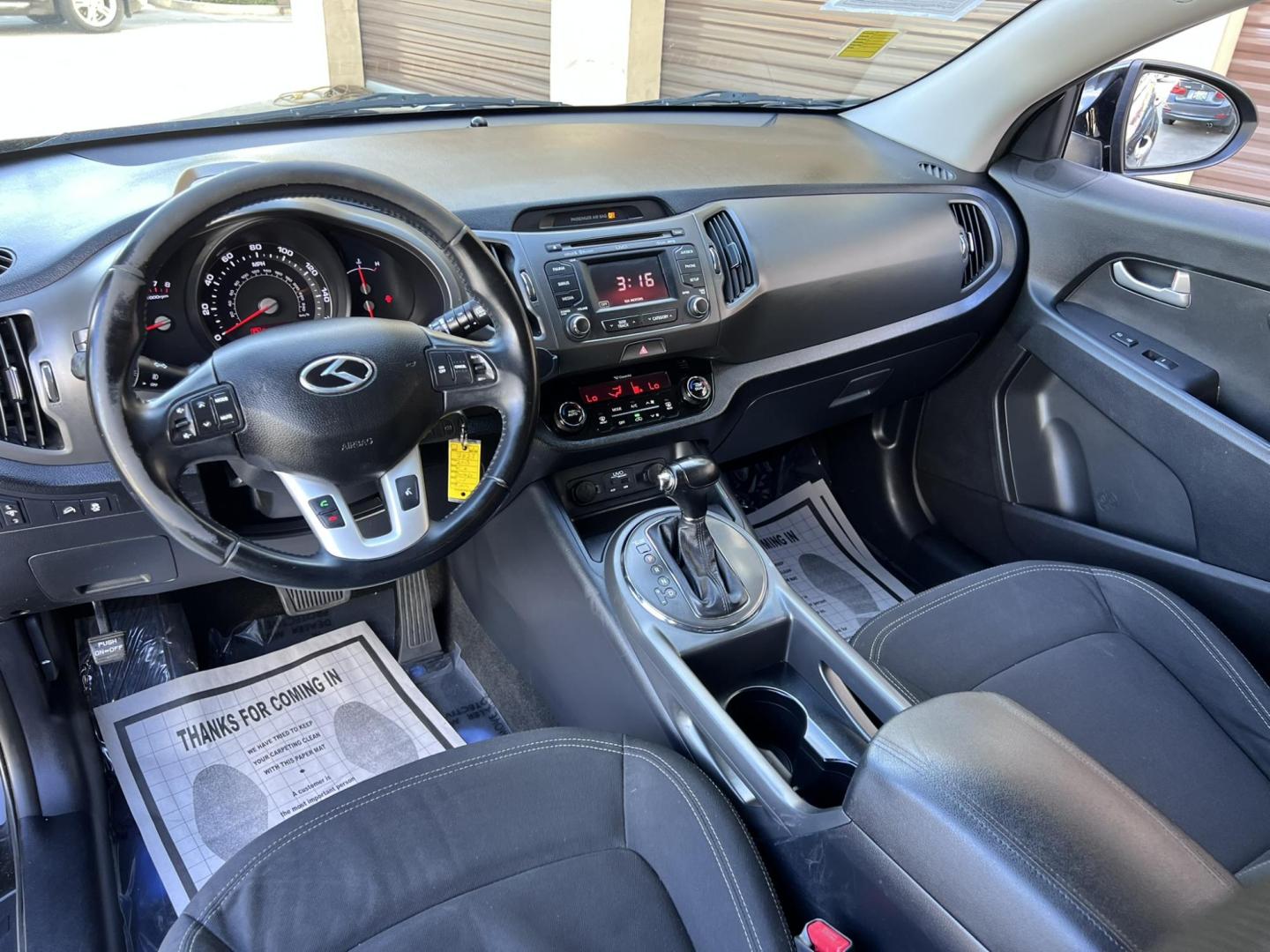 2013 Black /Black Kia Sportage EX FWD (KNDPC3A26D7) with an 2.4L V6 DOHC 24V engine, 6-Speed Automatic transmission, located at 30 S. Berkeley Avenue, Pasadena, CA, 91107, (626) 248-7567, 34.145447, -118.109398 - 2013 Kia Sportage EX FWD (VIN: KNDPC3A26D7404618) – A Reliable and Stylish Compact SUV If you’re in the market for a used compact SUV that blends style, reliability, and value, the 2013 Kia Sportage EX FWD (VIN: KNDPC3A26D7404618) deserves your attention. This well-crafted vehicle from Kia’s - Photo#16