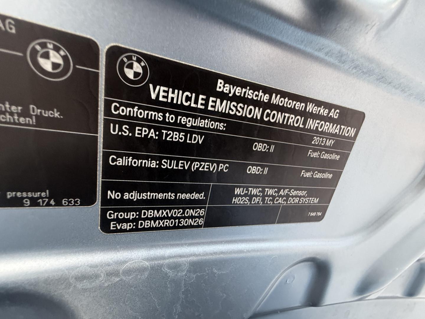 2013 Le Mans Blue Metallic /Black BMW 3-Series 328i Sedan - SULEV (WBA3C1G53DN) with an 2.0L L4 DOHC 16V engine, Automatic transmission, located at 30 S. Berkeley Avenue, Pasadena, CA, 91107, (626) 248-7567, 34.145447, -118.109398 - Decoding VIN WBA3C1G53DNN93466: Vehicle: 2013 BMW 3 Series 328i Sedan (F30 Generation) Engine: 2.0L TwinPower Turbo Inline 4-Cylinder Drivetrain: Rear-Wheel Drive (RWD) Another strong F30 328i Sedan for your inventory. These modern 3 Series sedans continue to be volume movers on a Buy He- Photo#18
