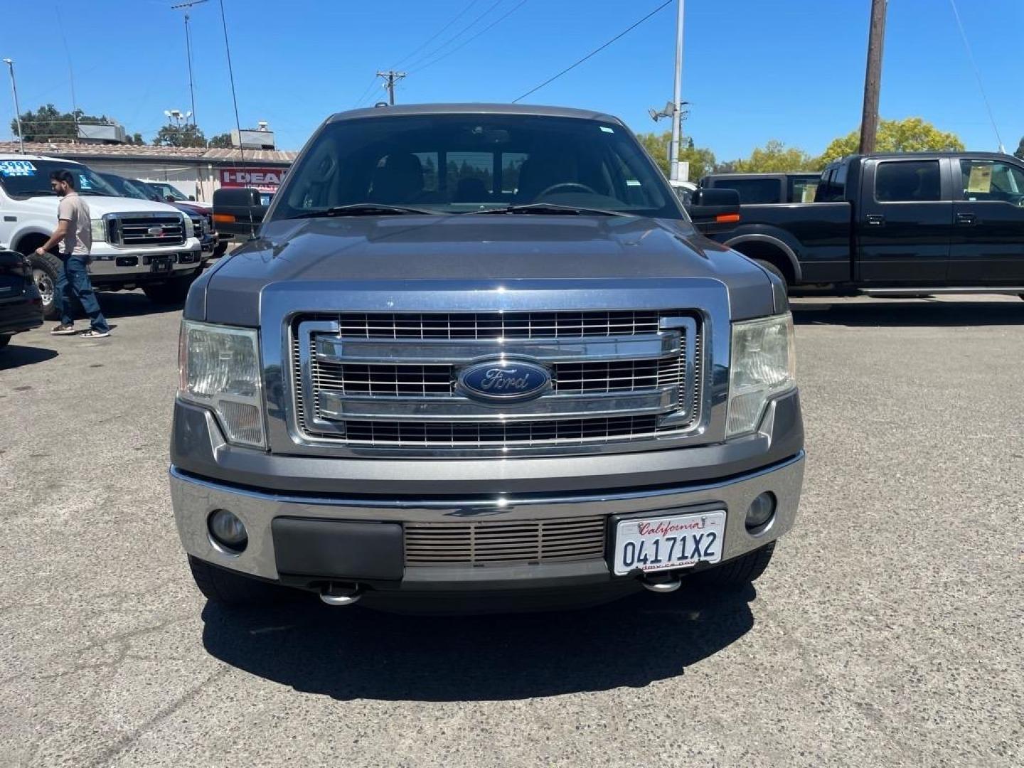 2013 Sterling Gray Metallic Ford F-150 XLT (1FTFW1ET6DK) with an 3.5L EcoBoost 3.5L Twin Turbo V6 365hp 420ft. lbs. Direct Injection engine, 6-Speed Automatic transmission, located at 800 Riverside Ave, Roseville, CA, 95678, 916-773-4549 & Toll Free: 866-719-4393, 38.732265, -121.291039 - 4X4 SUPERCREW XLT ECO BOOST LOW MILES SERVICE RECORDS - Photo#7