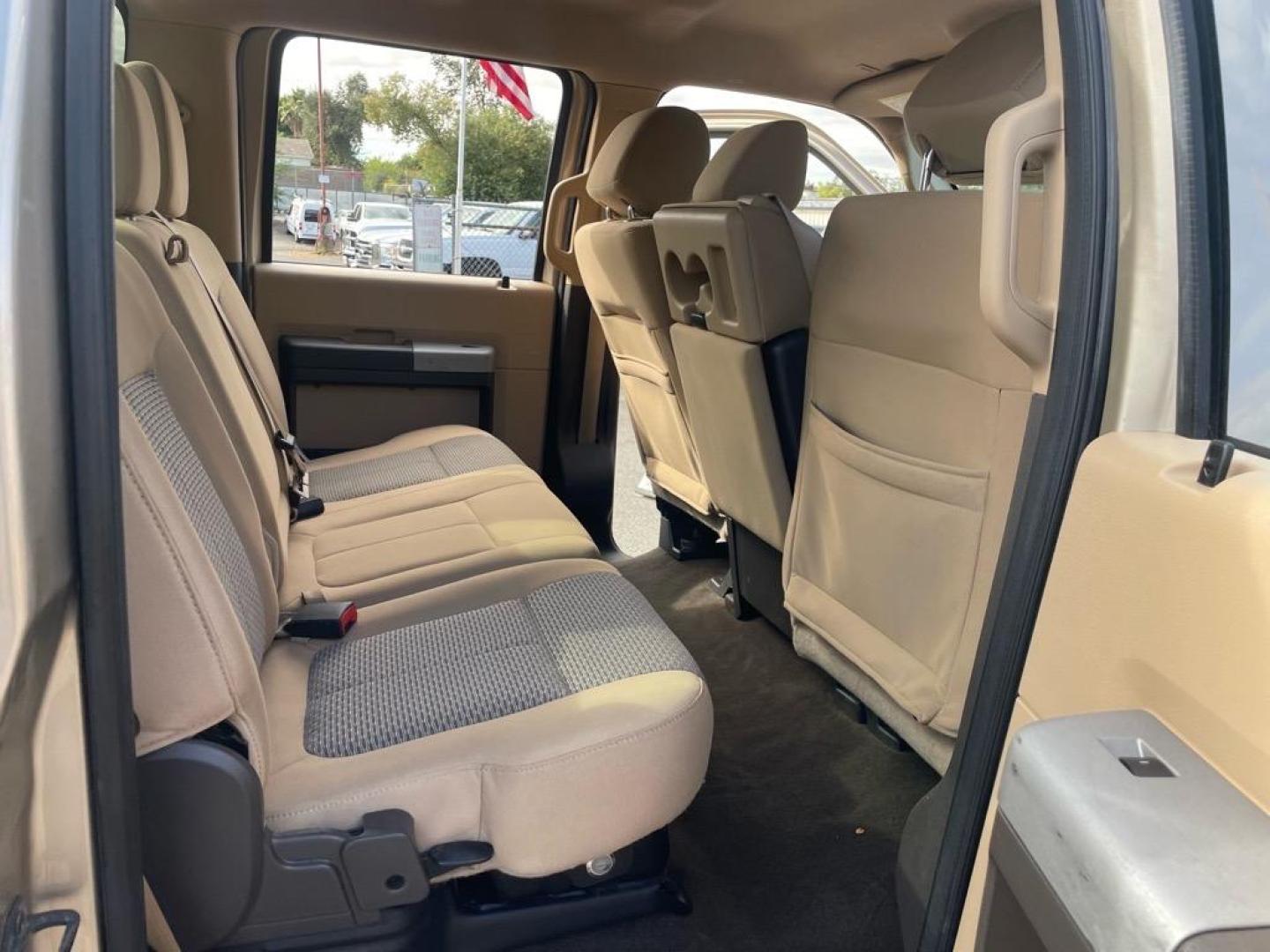 2013 Pale Adobe Metallic Ford F-250 Super Duty XLT (1FT7W2BT1DE) with an 6.7L Power Stroke 6.7L Biodiesel Turbo V8 400hp 800ft. lbs. Common Rail Direct Injection engine, 6-Speed Shiftable Automatic transmission, located at 800 Riverside Ave, Roseville, CA, 95678, 916-773-4549 & Toll Free: 866-719-4393, 38.732265, -121.291039 - DIESEL CREW CAB 4X4 XLT NEW TIRES CLEAN CARFAX - Photo#11