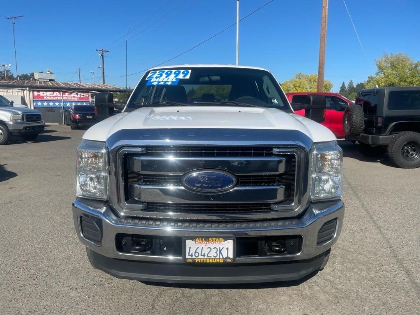 2013 Oxford White Ford F-250 Super Duty XLT (1FT7W2BT0DE) with an 6.7L Power Stroke 6.7L Biodiesel Turbo V8 400hp 800ft. lbs. Common Rail Direct Injection engine, 6-Speed Shiftable Automatic transmission, located at 800 Riverside Ave, Roseville, CA, 95678, 916-773-4549 & Toll Free: 866-719-4393, 38.732265, -121.291039 - DIESEL CREW CAB 4X4 XLT - Photo#7