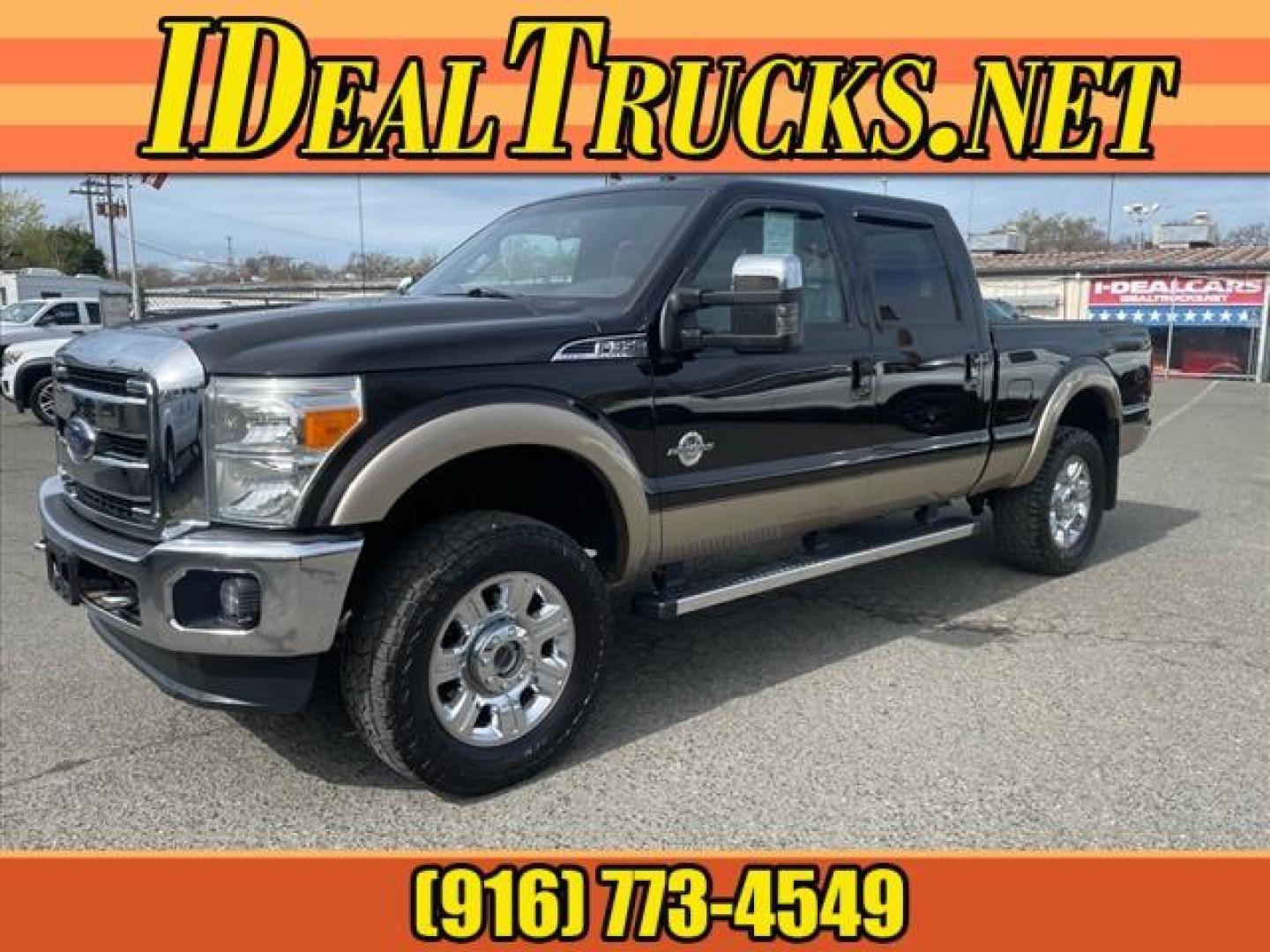 2013 Kodiak Brown Metallic Ford F-350 Super Duty Lariat (1FT8W3BT2DE) with an 6.7L Power Stroke 6.7L Biodiesel Turbo V8 400hp 800ft. lbs. Common Rail Direct Injection engine, 6-Speed Shiftable Automatic transmission, located at 800 Riverside Ave, Roseville, CA, 95678, 916-773-4549 & Toll Free: 866-719-4393, 38.732265, -121.291039 - DIESEL CREW CAB 4X4 LARIAT SERVICE RECORDS - Photo#0