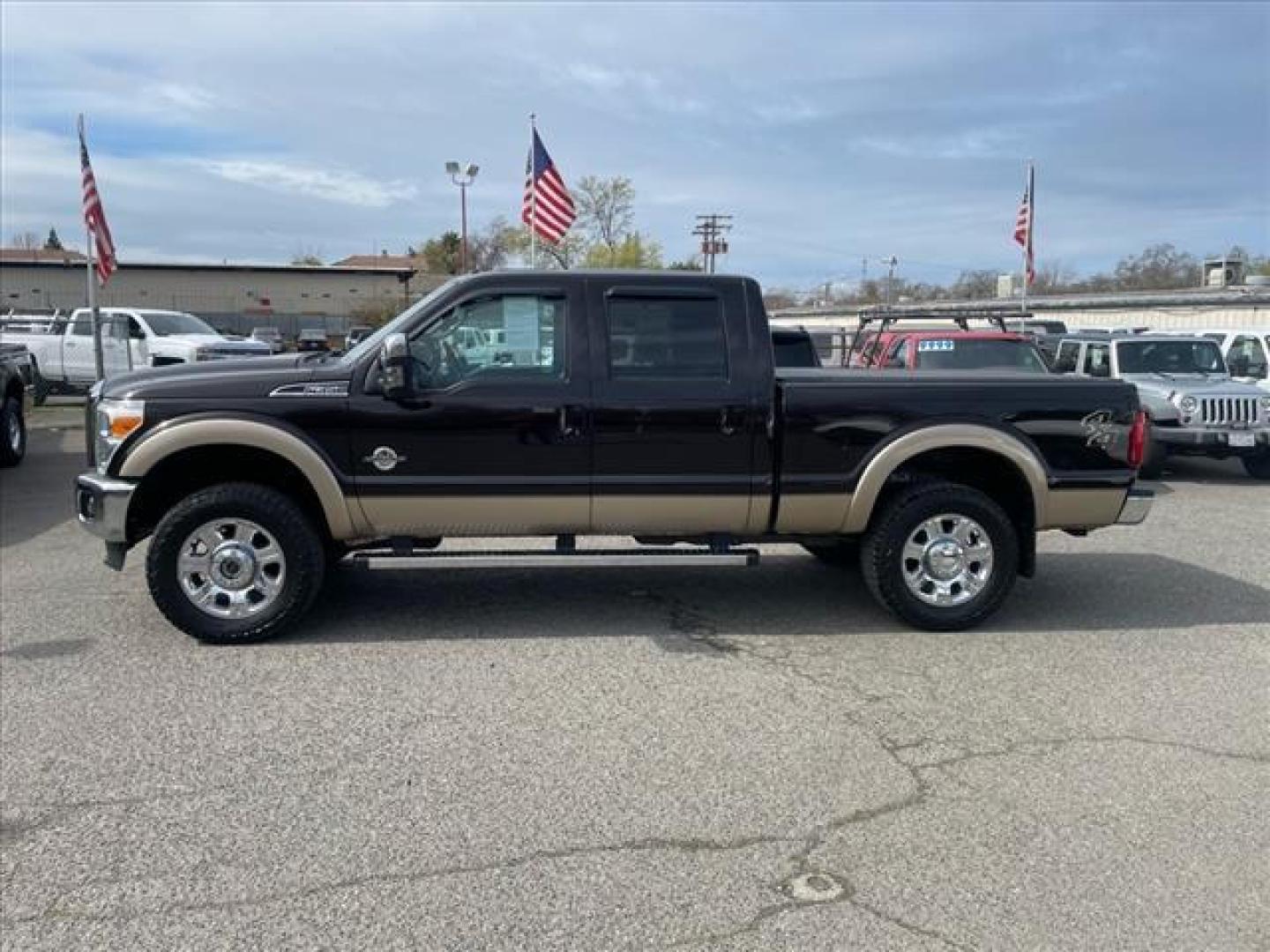 2013 Kodiak Brown Metallic Ford F-350 Super Duty Lariat (1FT8W3BT2DE) with an 6.7L Power Stroke 6.7L Biodiesel Turbo V8 400hp 800ft. lbs. Common Rail Direct Injection engine, 6-Speed Shiftable Automatic transmission, located at 800 Riverside Ave, Roseville, CA, 95678, 916-773-4549 & Toll Free: 866-719-4393, 38.732265, -121.291039 - DIESEL CREW CAB 4X4 LARIAT SERVICE RECORDS - Photo#5