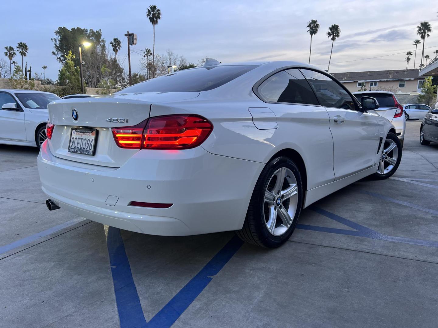 2014 Alpine White /Black BMW 4-Series 428i coupe (WBA3N3C5XEK) with an 2.0L L4 DOHC 16V engine, Automatic transmission, located at 30 S. Berkeley Avenue, Pasadena, CA, 91107, (626) 248-7567, 34.145447, -118.109398 - Photo#3