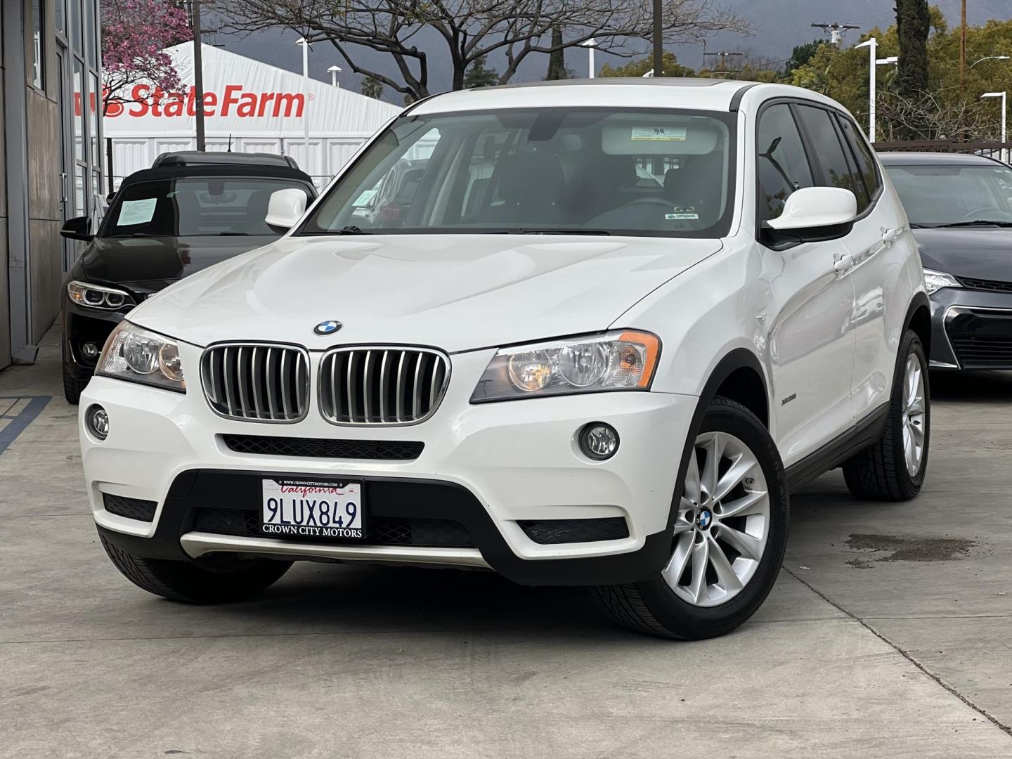 2014 Alpine White /Black BMW X3 xDrive28i (5UXWX9C5XE0) with an 2.0L L4 DOHC 16V engine, 8-Speed Automatic transmission, located at 30 S. Berkeley Avenue, Pasadena, CA, 91107, (626) 248-7567, 34.145447, -118.109398 - Photo#0
