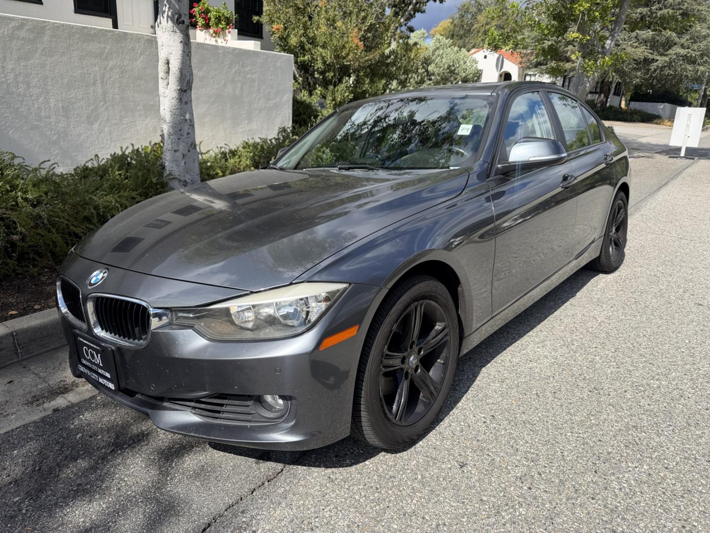 2014 Gray metallic /Black BMW 3-Series 328i Sedan (WBA3C1C5XEK) with an 2.0L L4 DOHC 16V engine, located at 30 S. Berkeley Avenue, Pasadena, CA, 91107, (626) 248-7567, 34.145447, -118.109398- Photo#0