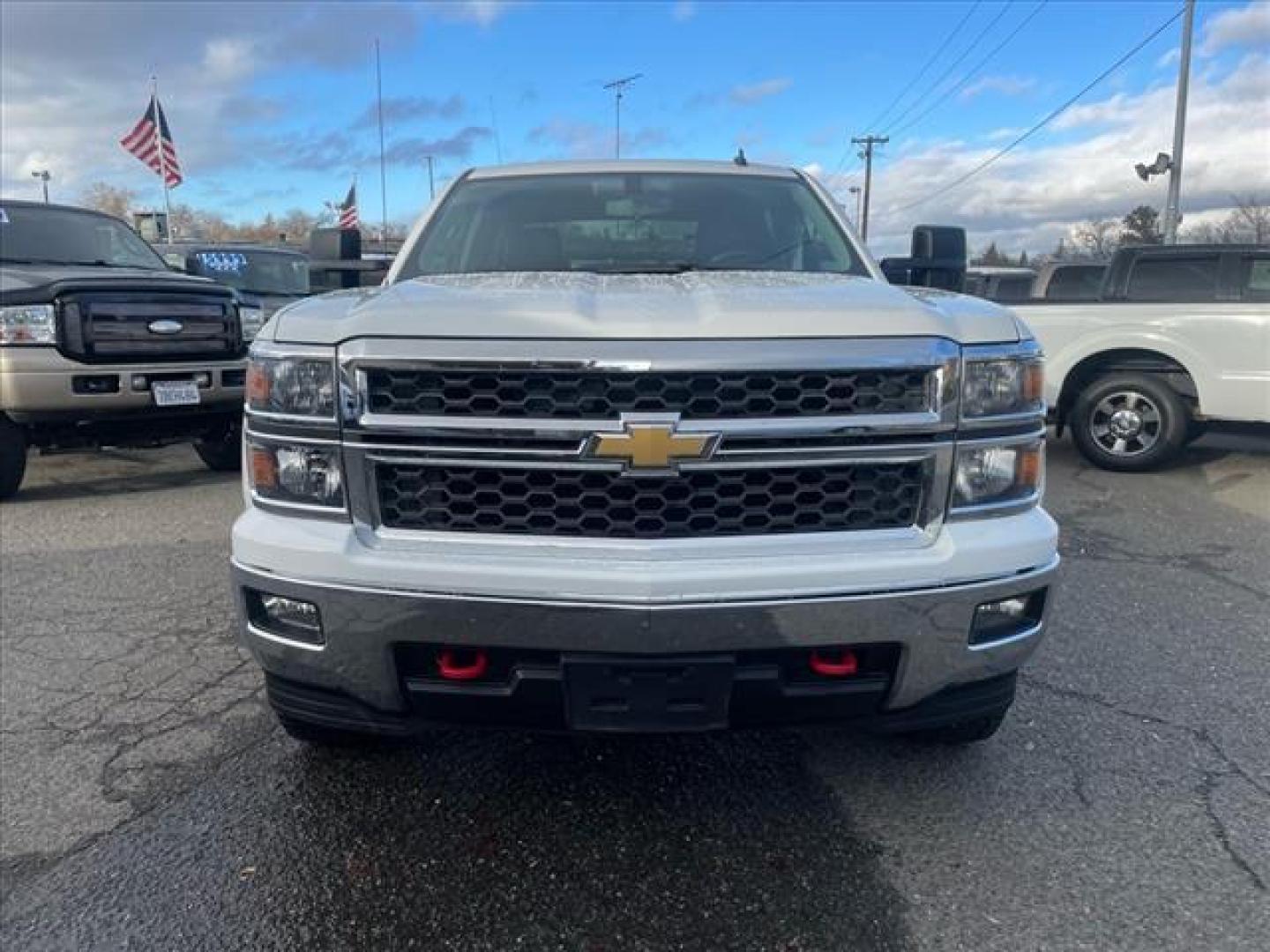 2014 Summit White Chevrolet Silverado 1500 LT (3GCUKREC7EG) with an 5.3L EcoTec3 5.3L Flex Fuel V8 355hp 383ft. lbs. Direct Injection engine, 6-Speed Shiftable Automatic w/Overdrive transmission, located at 800 Riverside Ave, Roseville, CA, 95678, 916-773-4549 & Toll Free: 866-719-4393, 38.732265, -121.291039 - 4X4 CREW CAB LT 95K MILES - Photo#7