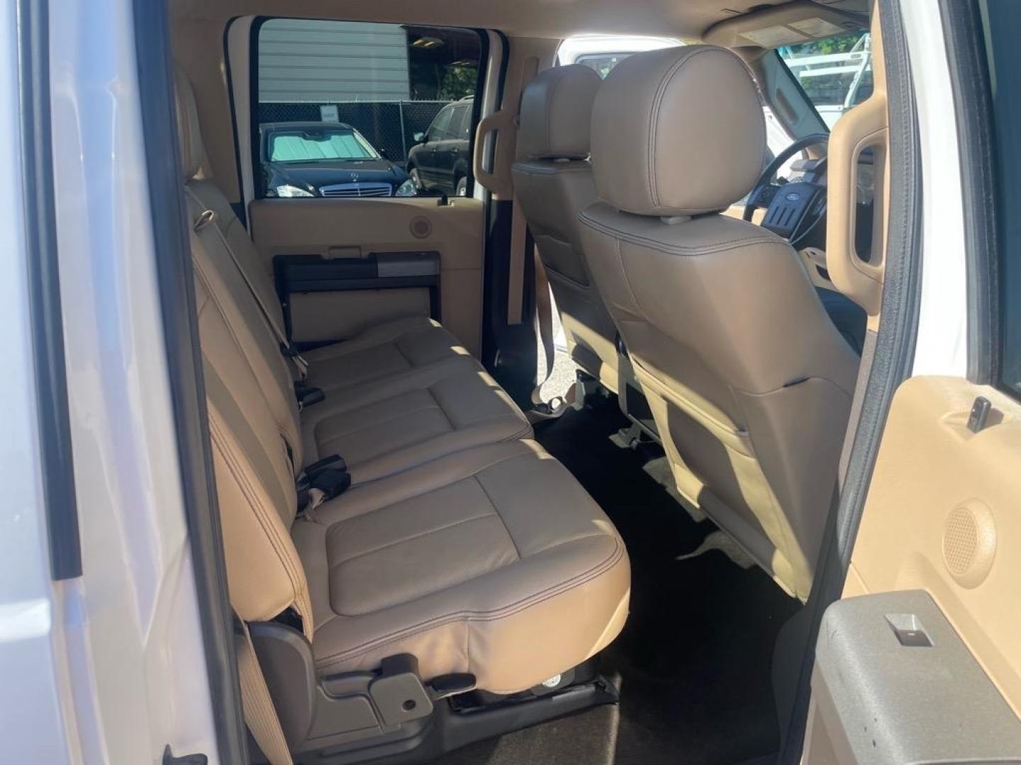 2014 Oxford White Ford F-350 Super Duty Lariat (1FT8W3CT8EE) with an 6.7L Power Stroke 6.7L Biodiesel Turbo V8 400hp 800ft. lbs. Common Rail Direct Injection engine, 6-Speed Shiftable Automatic transmission, located at 800 Riverside Ave, Roseville, CA, 95678, 916-773-4549 & Toll Free: 866-719-4393, 38.732265, -121.291039 - DIESEL CREW CAB DUALLY LARIAT SERVICE RECORDS ON CLEAN CARFAX - Photo#13