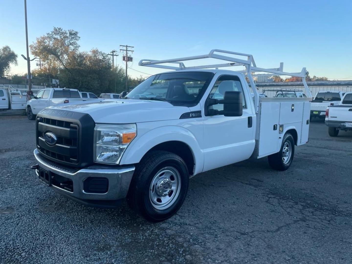 2014 Oxford White Ford F-350 Super Duty XL (1FDRF3A68EE) with an 6.2L 6.2L Flex Fuel V8 385hp 405ft. lbs. Sequential Electronic Fuel Injection engine, 6-Speed Shiftable Automatic transmission, located at 800 Riverside Ave, Roseville, CA, 95678, 916-773-4549 & Toll Free: 866-719-4393, 38.732265, -121.291039 - UTILITY BED SERVICE RECORDS - Photo#0
