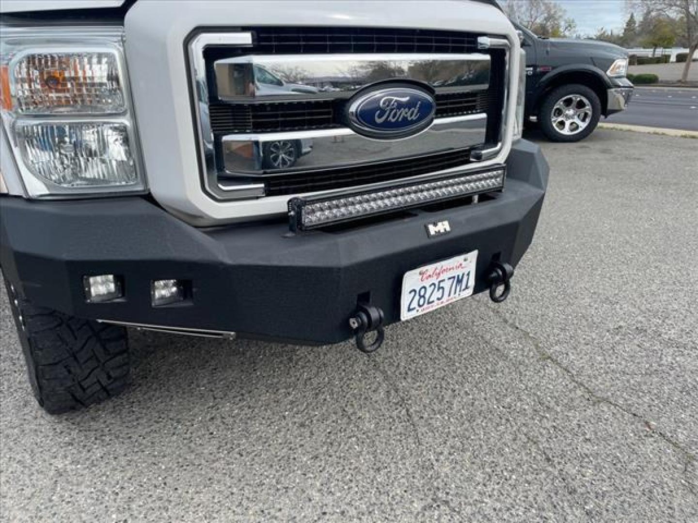 2014 Oxford White/Pale Adobe Metallic Ford F-250 Super Duty King Ranch (1FT7W2BT2EE) with an 6.7L Power Stroke 6.7L Biodiesel Turbo V8 400hp 800ft. lbs. Common Rail Direct Injection engine, 6-Speed Shiftable Automatic transmission, located at 800 Riverside Ave, Roseville, CA, 95678, 916-773-4549 & Toll Free: 866-719-4393, 38.732265, -121.291039 - DIESEL CREW CAB 4X4 FX4 KING RANCH SERVICE RECORDS - Photo#9