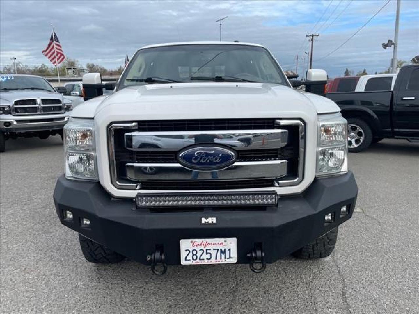 2014 Oxford White/Pale Adobe Metallic Ford F-250 Super Duty King Ranch (1FT7W2BT2EE) with an 6.7L Power Stroke 6.7L Biodiesel Turbo V8 400hp 800ft. lbs. Common Rail Direct Injection engine, 6-Speed Shiftable Automatic transmission, located at 800 Riverside Ave, Roseville, CA, 95678, 916-773-4549 & Toll Free: 866-719-4393, 38.732265, -121.291039 - DIESEL CREW CAB 4X4 FX4 KING RANCH SERVICE RECORDS - Photo#10