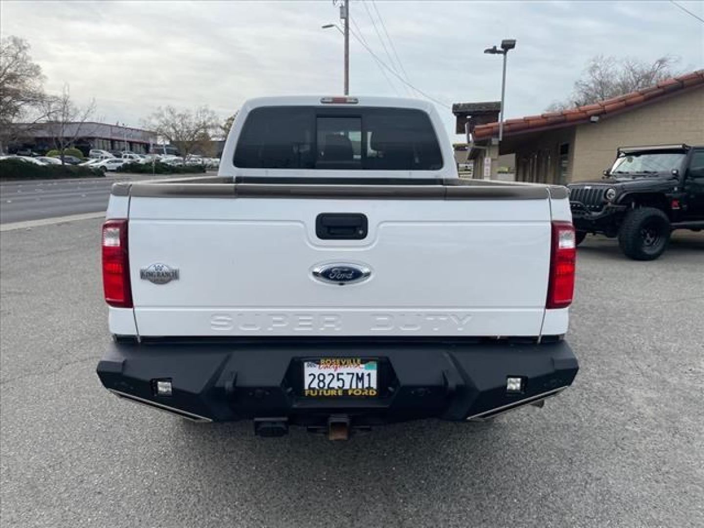 2014 Oxford White/Pale Adobe Metallic Ford F-250 Super Duty King Ranch (1FT7W2BT2EE) with an 6.7L Power Stroke 6.7L Biodiesel Turbo V8 400hp 800ft. lbs. Common Rail Direct Injection engine, 6-Speed Shiftable Automatic transmission, located at 800 Riverside Ave, Roseville, CA, 95678, 916-773-4549 & Toll Free: 866-719-4393, 38.732265, -121.291039 - DIESEL CREW CAB 4X4 FX4 KING RANCH SERVICE RECORDS - Photo#11