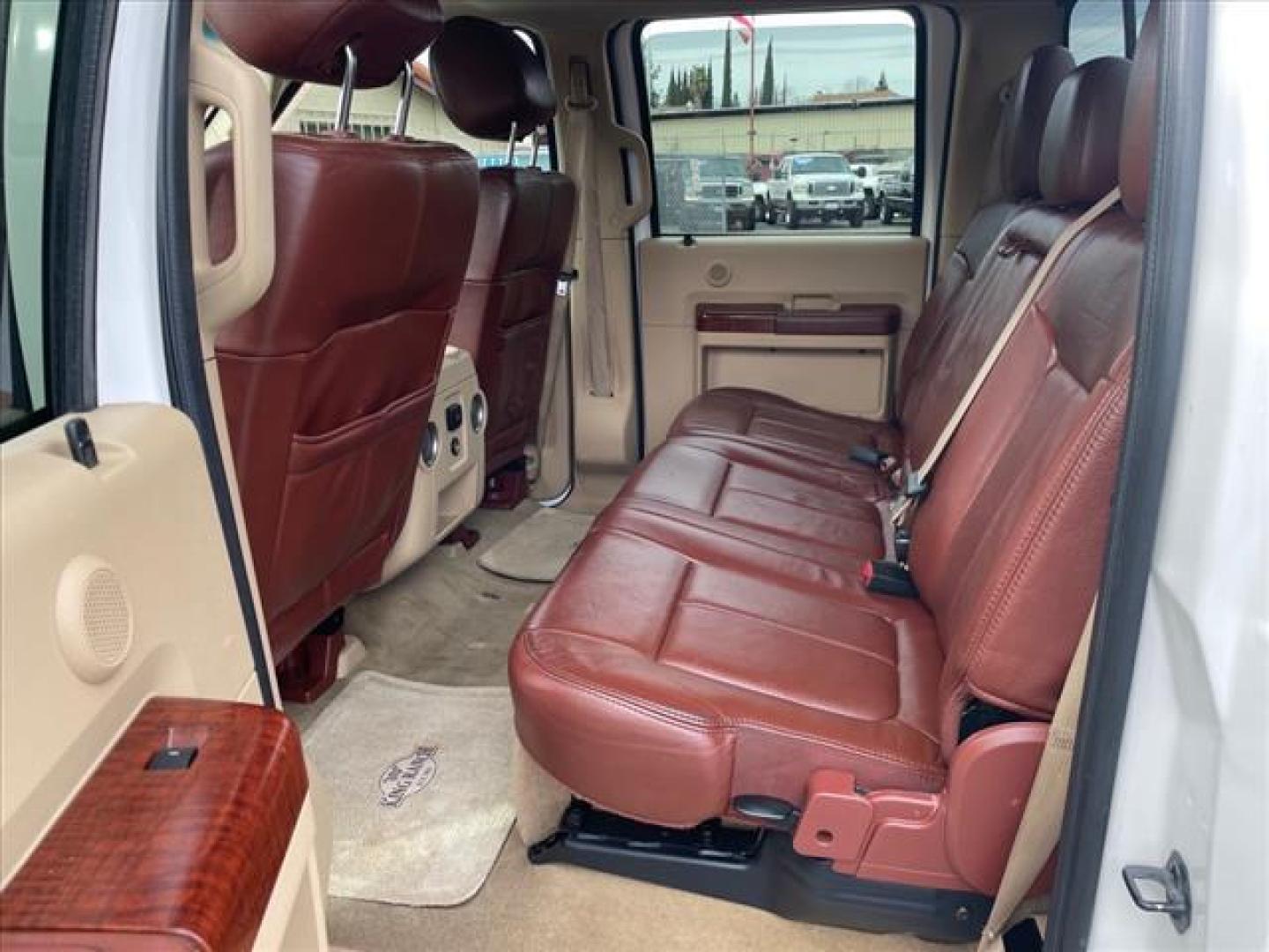2014 Oxford White/Pale Adobe Metallic Ford F-250 Super Duty King Ranch (1FT7W2BT2EE) with an 6.7L Power Stroke 6.7L Biodiesel Turbo V8 400hp 800ft. lbs. Common Rail Direct Injection engine, 6-Speed Shiftable Automatic transmission, located at 800 Riverside Ave, Roseville, CA, 95678, 916-773-4549 & Toll Free: 866-719-4393, 38.732265, -121.291039 - DIESEL CREW CAB 4X4 FX4 KING RANCH SERVICE RECORDS - Photo#15
