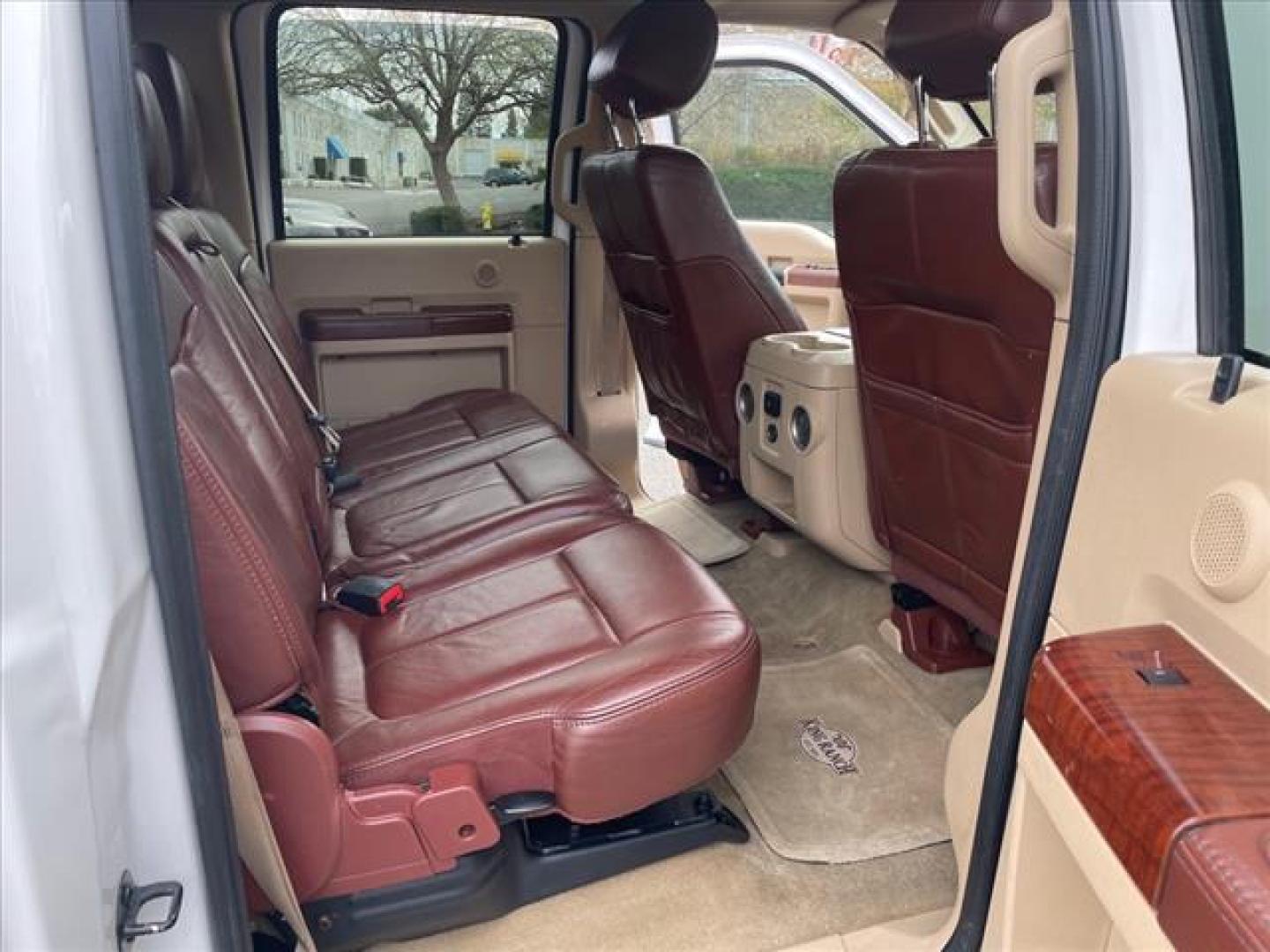 2014 Oxford White/Pale Adobe Metallic Ford F-250 Super Duty King Ranch (1FT7W2BT2EE) with an 6.7L Power Stroke 6.7L Biodiesel Turbo V8 400hp 800ft. lbs. Common Rail Direct Injection engine, 6-Speed Shiftable Automatic transmission, located at 800 Riverside Ave, Roseville, CA, 95678, 916-773-4549 & Toll Free: 866-719-4393, 38.732265, -121.291039 - DIESEL CREW CAB 4X4 FX4 KING RANCH SERVICE RECORDS - Photo#17