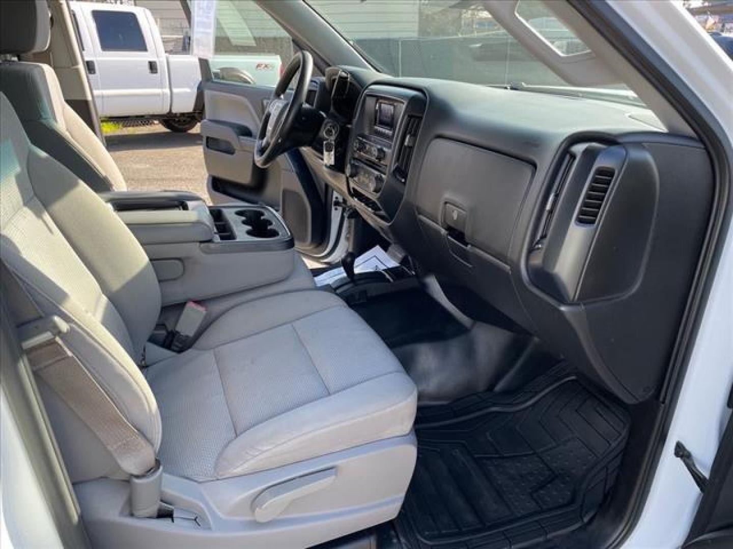 2014 Summit White GMC Sierra 1500 Base (1GTV2TEC4EZ) with an 5.3L EcoTec3 5.3L Flex Fuel V8 355hp 383ft. lbs. Direct Injection engine, 6-Speed Shiftable Automatic w/Overdrive transmission, located at 800 Riverside Ave, Roseville, CA, 95678, 916-773-4549 & Toll Free: 866-719-4393, 38.732265, -121.291039 - 4X4 DOUBLE CAB LOW MILES CLEAN CARFAX - Photo#12
